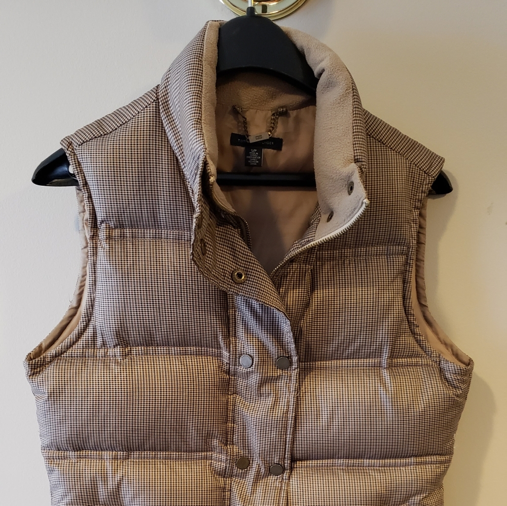 Tommy Hilfiger Mini Check Down Vest
